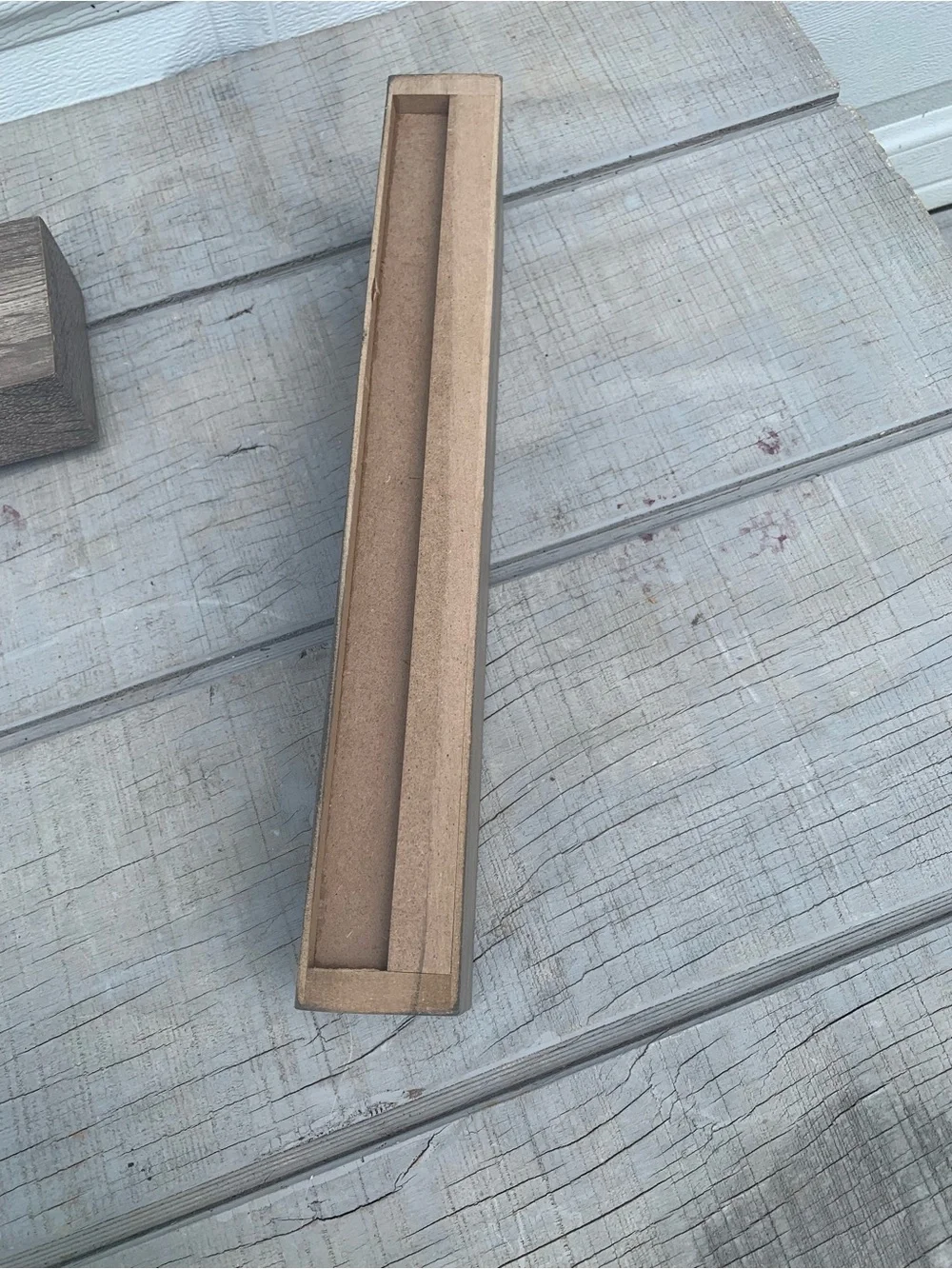 Set of 2 Wood Grain Floating Shelves